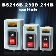 [AE] Power buckle switch BS216B 230B 211B 220V 380V 10A 15A 30A motor start stop buckle control swit