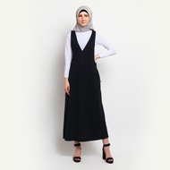 Flamoush Starla Navy Overall Skirt Maxi
