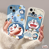 Infinix Smart 8 7 6 5 2020 Hot 40i 30i 30Play 20 20i Play Note 12 G96 Spark Go 2024 2023 Hot 8 10 Lite Hot 12 11 10 Play Cute Jingle Bell Cat 3D Wave Edge Phone Case Soft Cover