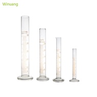 Winu Glass Measuring Cylinder With Clear Scale Graduated Cylinder Premium Measuring Cylinder Orange 