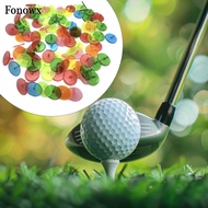 [AbabixaMY] 100 Golf Ball Position Markers, Flat, Round, Clear, Quality Golf Ball Position Markers