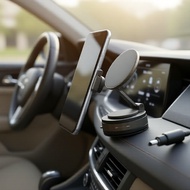 EYD VP05 Magnetic Car Phone Holder I 360° Rotating I Foldable Design