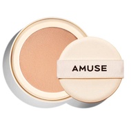 Amuse Seoul Dew Jelly Vegan Cushion Foundation Refill (01 SOONSOO REFILL), Full Coverage, Dewy Glow 