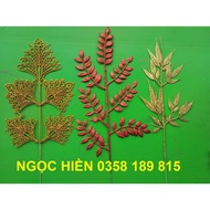 Tamarind leaves, bamboo leaves, ginkgo leaves, fern leaves, ginkgo leaves, copper fan leaves
