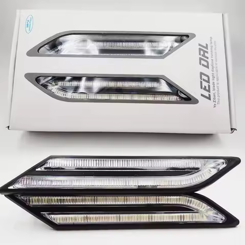 CSCSNL DRL Super Bright DRL Car daytime LED light Universal Car Daytime Running Lights Car Styling W