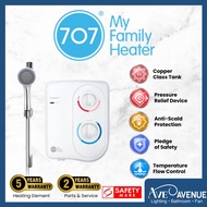 [Installation Available] 707 Compact Instant Water Heater with Shower Holder Set