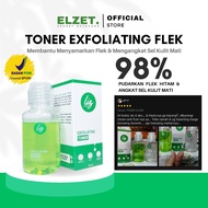 Elzet Skincare Exfoliating Toner BPOM Toner Removes Dead Skin Cells on the Face, Toner for Exfoliati