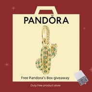 100% S925 Silver Jewelry with box Exquisite Gift Couple Gift Set Pandora Sparkling Desert Cactus Pen