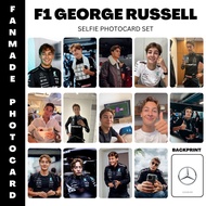F1 George Russell Selfie Fanmade Photocard Set