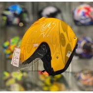 SHOEI J FORCE 2 JACK HELMET KUNING & YELLOW TANDUK LEKUK 1TO1 PREMIUM