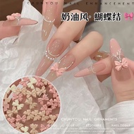 New Cream Powder Bow 20 Mixed Nail Accessories Gentle Color Bow Accessories Nail Accessories Nail Ac