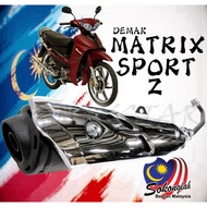 Matrix 110 DV Std Ekzos Demak Exhaust Pipe racing matrix110 dv110 motor EJM Standard exzos exos