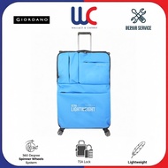 Giordano Multipocket EVA Fabric Ultra Lightweight Travel Trolley Softcase Expandable Luggage w TSA L