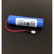 แบตเตอรี่ 18650 2ก้อน 3.7v 5200mah พร้อมแผ่นป้องกัน สายไฟหัวโมเลค2พิน ถ่านชาร์จ โซล่าเซลล์ แบตเตอรี่แพ็ค 18650 Li-ion 3.7V ความจุ 5200mAh ถ่านไฟฉาย แบตเตอร lithium battery 18650 Rechargeable battery pack megaphone speaker protection board +XH-2P PLUG