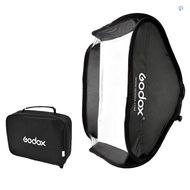 Godox 80 * 80cm/31 * 31inch Flash Softbox Diffuser Inner Grid with S2-type Bracket Bowens Mount Carry Bag for Flash Speedlite Compatible with Godox AD200Pro/V1 series/TT350 series/