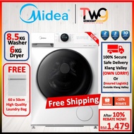 [FREE SHIPPING] Hisense / MIDEA Dual Inverter Front Load 2-In-1 (8.5KG & 5KG Dryer) WASHER DRYER MF2