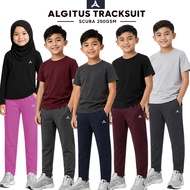 (HARGA BORONG) ALGITUS SCUBA TRAINING PANT UNISEX / KIDS TRACKSUIT (SELUAR TRACKSUIT SEKOLAH PREMIUM