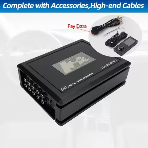 6 Channel Car Amplifier DSP Processor Powered Amplifier With Digital Signal Processor Class AB Car A