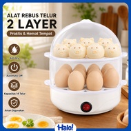 Electric Egg Steam Double Layer 14 Egg Boiler - BN-40