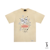 HotelTandT x BewVaraporn - (CUPID YUMMY) CUPID COOKING SCREEN OVERSIZE COTTON JERSEY T-SHIRT เสื้อยื