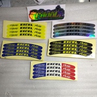 Takasago Excel Asia Rim Sticker TK Racing Rim Sticker