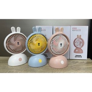 cute desktop fan USB Interface handheld and rechargeable