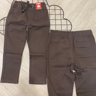 SLACK PANTS COTTON SIZE 2y-12y COKLAT