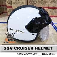 SGV CRUISER HELMET - WHITE COLOR