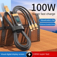 PD 100W Digital Display Data Cable Fast Charging Cable, Suitable for IOS Android Charging Cable usb 