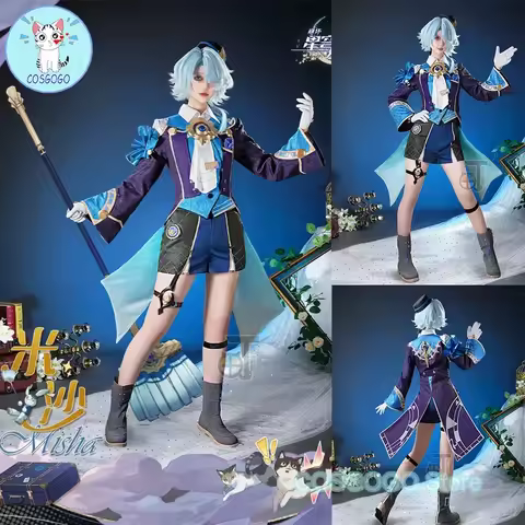 COSGOGO Honkai Star Rail Misha Cosplay Costume Halloween Carnival Role Play Outfits Party Men Women 
