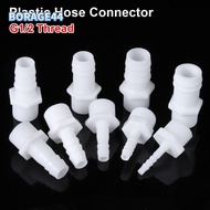 BORAGE44 1/10Pcs Hose Connector, ID Drip Irrigation System Pipe Coupler, Durable Plastic 4/6/8/10/12