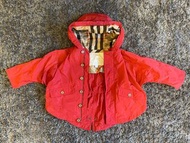 BURBERRY （正品）小童紅色風衣