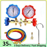 R410A 3 Way AC Diagnostic Manifold Gauge Set Replacement Accessories Fit for Freon Charging Fits R-4