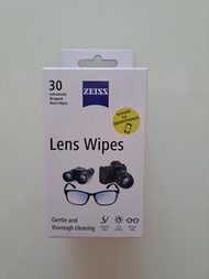 蔡司光學拭鏡紙 ／  抹鏡頭紙 30片 Zeiss Lens Wipes - 30 Individually Wrapped