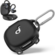 for[Secure Lock] Soundcore Sport X20 Case Cover, Soft Silicone Protective Scratch Resistant Logo Vis