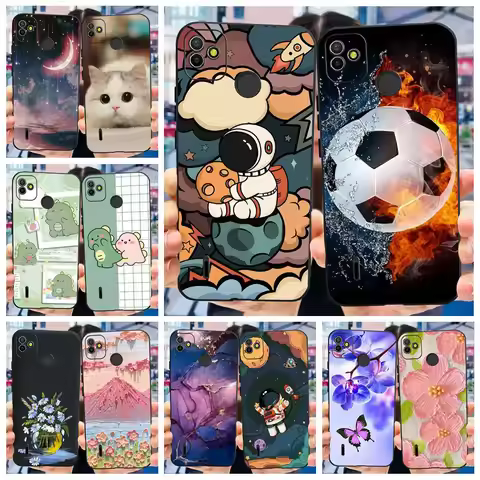 For Tecno Pop 5 Case Pop5 BD1 BD2 Cute Fashion Painted Back Cover Soft Silicone Phone Case For Tecno