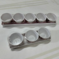 Set of 3 cups, 5 Melamine worship cups/General plastic worship cups