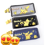 Pokemon Quality 2 Layer Pencil Beg B-120 with free Toy/ Student Gift