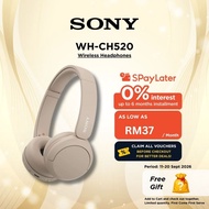 Sony WH-CH520 Wireless Headphones CH520 | 50 Hours Battery | CH520 | Bluetooth Connectivity