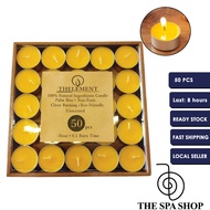 Palm Oil Tealight Candle / 50pcs / Last 8 Hours For Tea/Decoration/ Pray /Spa/Hotel and Resort [Read
