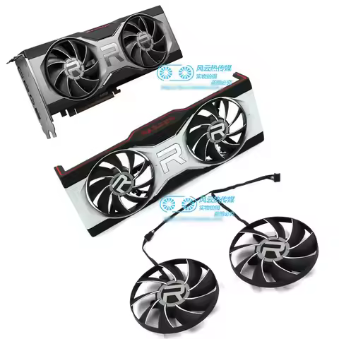 New Frame Shell Cooling Fans for RADEON RX6700XT FE Graphics Video Card