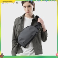 Bange Hertz Men Anti-theft Lock Sling Bag Fashion Chest Pack Waterproof USB Crossbody Bag (9.5" tabl