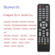 Skyworth Smart TV remote 32E2000 40E2000 43E2000 50E2000 55E2000 32E2000D 40E2000D 43E2000D 50E2000D 55E2000D 32E200A 50E3000 and 50E3300 32E380i, 40E380i, 43E380i 49E380i 32E390i