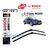 [1SET] A844S 22"+22" BOSCH Aerotwin Plus Multi Clip WIPER SET (ORIGINAL) 3397009844  MercedesBenz C-