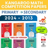 22 KMC KANGAROO MATHEMATICS PAST COMPETITION 2013-2024 Primary & Secondary | ENGLISH VERSION Kangaro