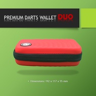 Premium Darts Wallet Duo Dart Box Hard Case Dart Bag Dart Case Casing Steeltip Softtip Accessories