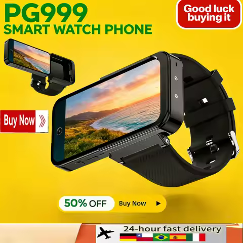 New PG999 Smartwatch Phone Touchscreen Global Connectivity Octa-core Processor GPS Dual SIM Dual Sta