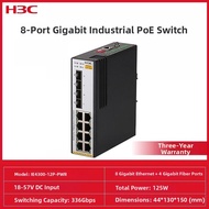 H3C | Industrial Ethernet POE Switch with 8 Gigabit Ethernet Ports 4 SFP Fiber Ports