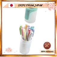 SHIPS FROM JAPAN Zebra Highlighter Mile Liner, 10 Colors, with Hard Case, Blue-Green, WKT7-HD-BG-AZ