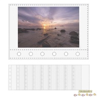 INARANJA Card Protector Sleeves,  6-Ring A7 Binder Pages, A7 Binder Refill